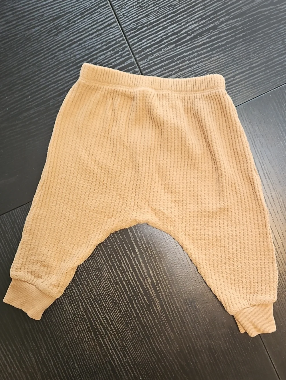 Old Navy Waffle-Knit Tan Jogger Bottoms